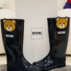 Moschino Kids Teddy Bear Wellies